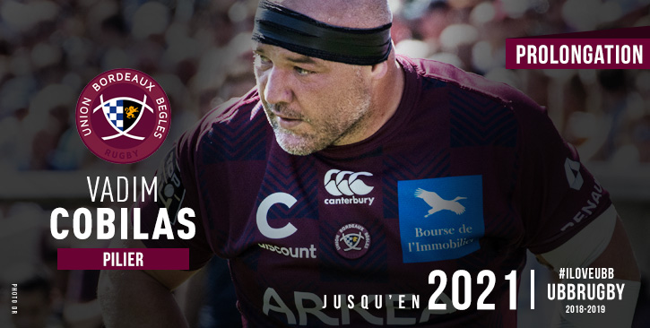 Vadim Cobilas 2 more years contract at Union Bordeaux Bègles