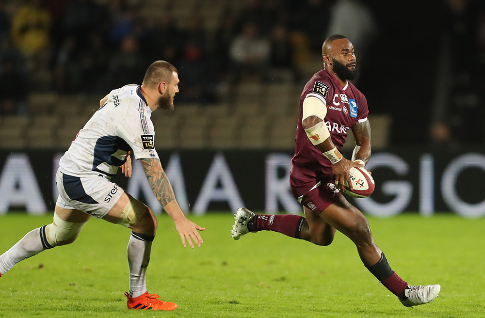 Semi Radradra Oscar Midi Olympique de la 10e journée de Top 14