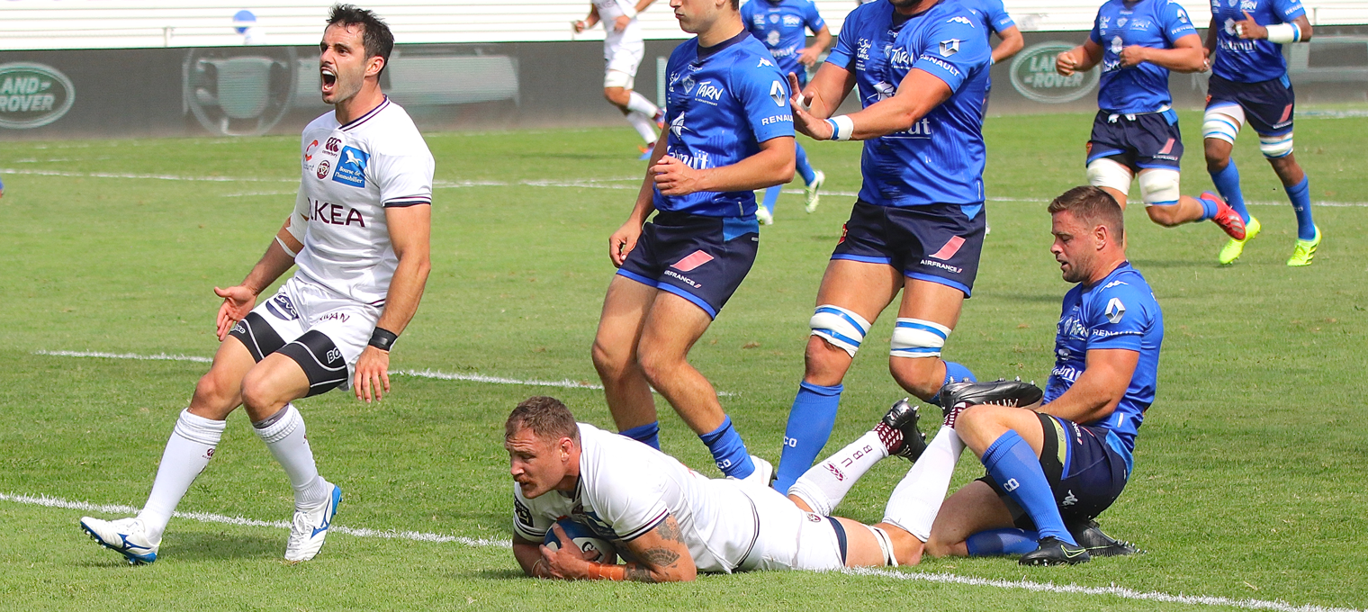 Scott Higginbotham inscrit son premier essai sous les couleurs girondines
