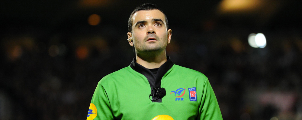 Pierre Brousset arbitrera Brive - UBB samedi 19 octobre 2019 à 18h.