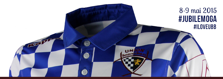 Maillot damiers cabbg ubb oyonnax top 14 jubilé moga