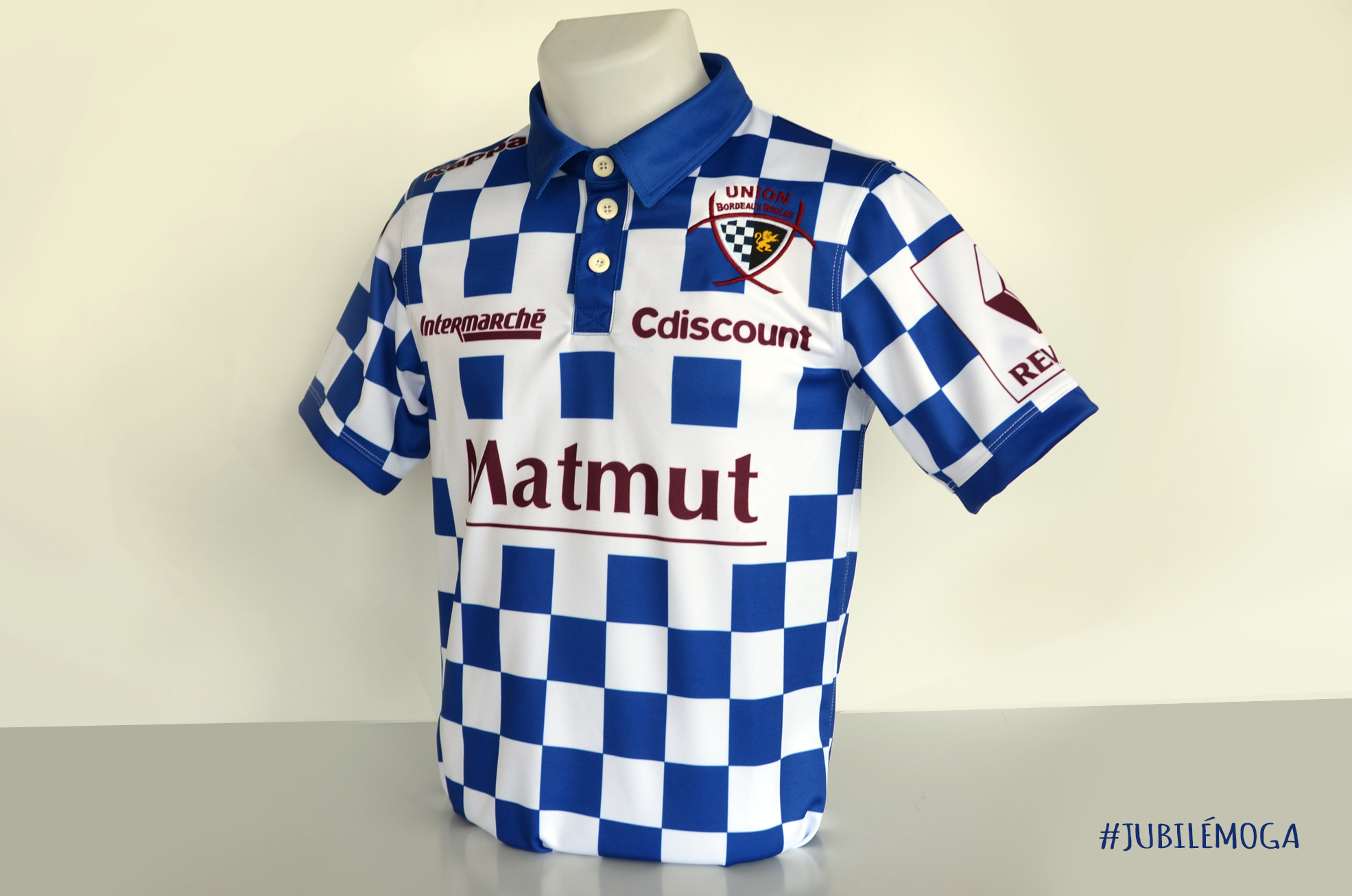 UBB Oyonnax : un Maillot Collector pour le Jubilé Moga - saison 2014 - 2015 