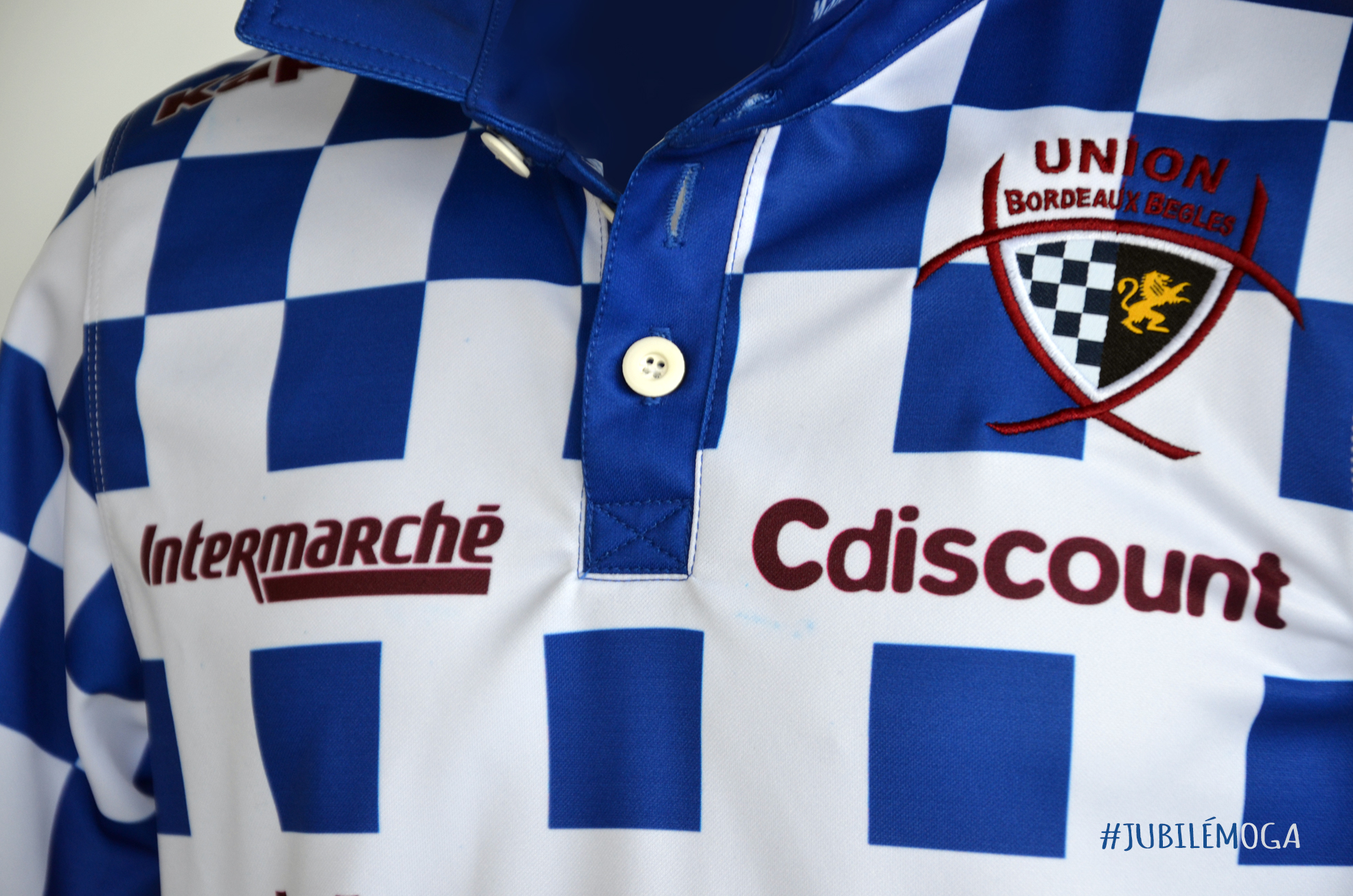 Maillot collector à damiers UBB - KAPPA saison 2014-2015 photo 2