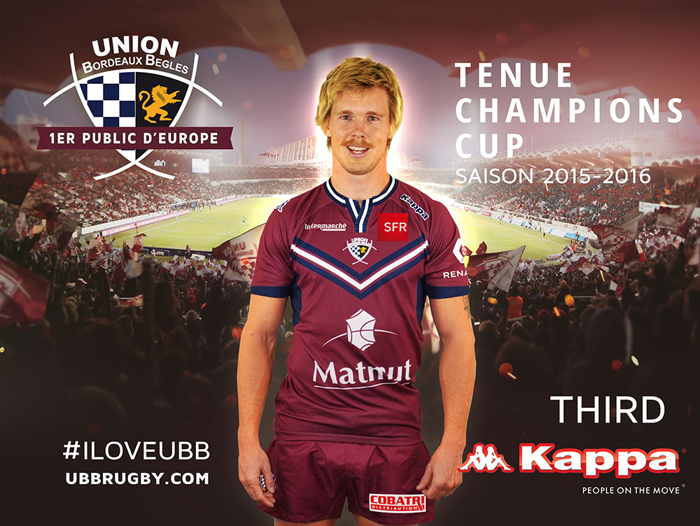 Maillots UBB 2015-2016