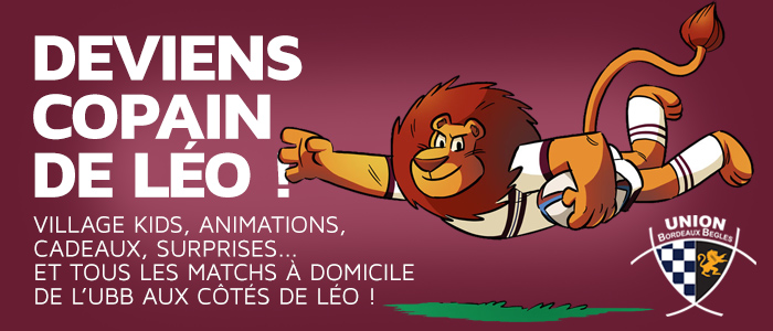 Les Copains de Léo - saison UBB Rugby 2015-2016